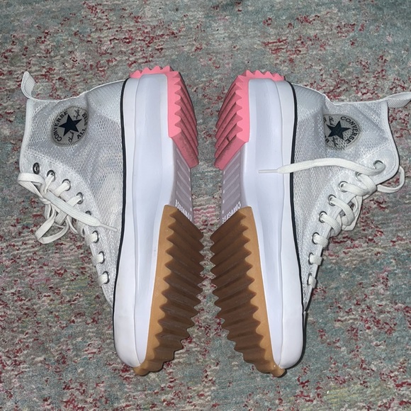 Women’s Converse Run Star Hike - Concrete heat white - size 8 🩷 - Picture 2 of 8
